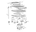 GE TBK19PAXMRWW compartment separator parts diagram