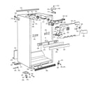 GE TBK22PAXHRWW cabinet parts diagram