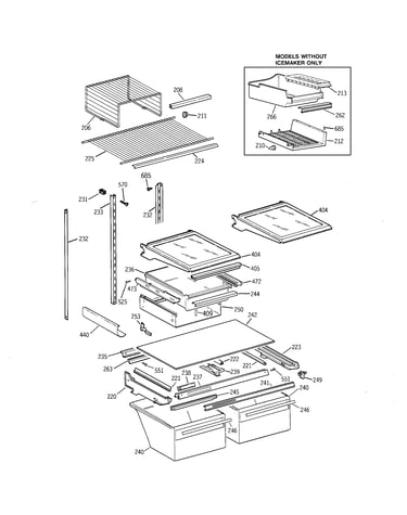 Shelf parts