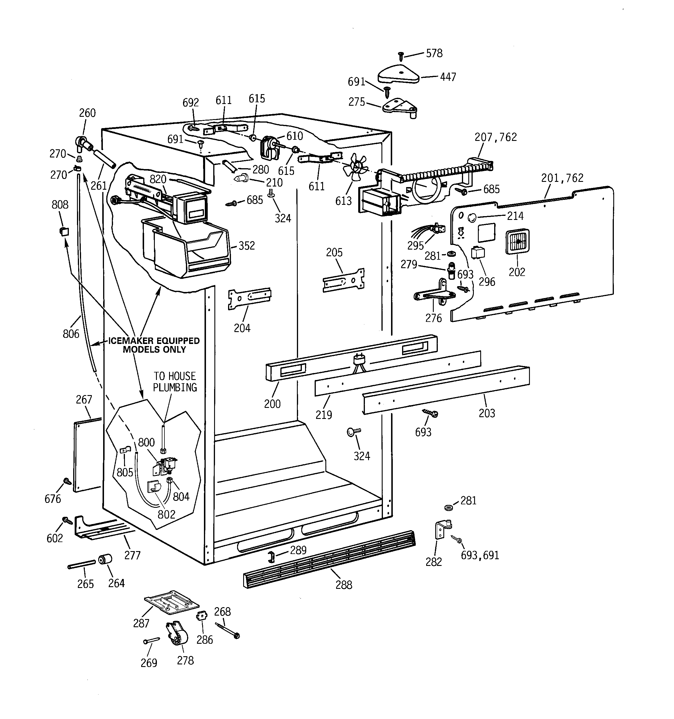 CABINET PARTS