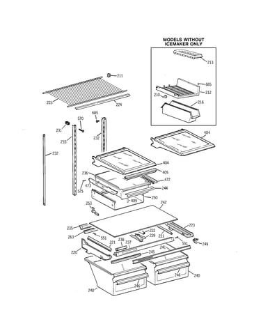 Shelf parts