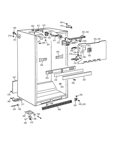 Cabinet parts