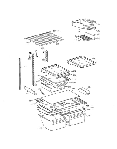 Shelf parts