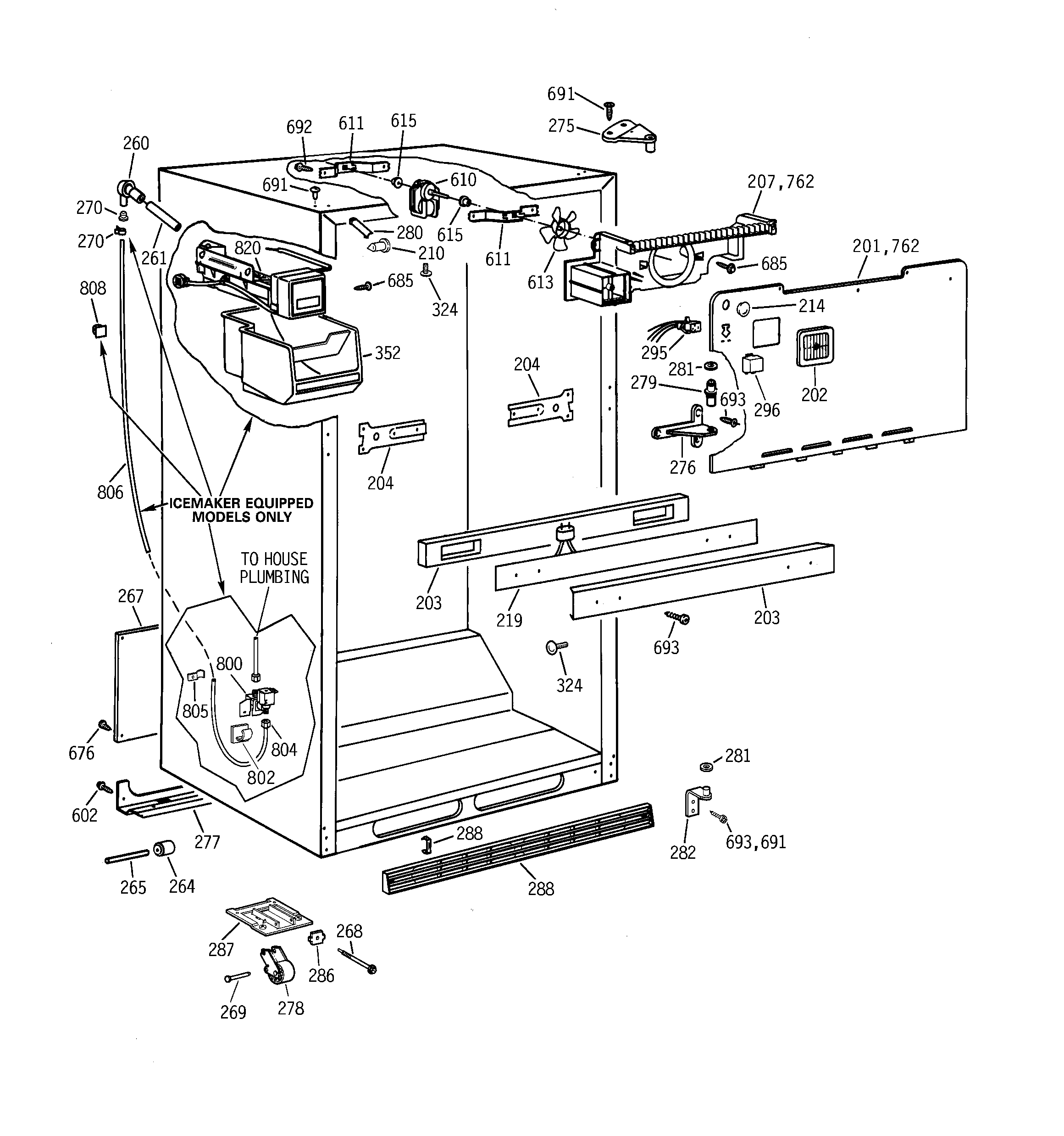 Cabinet parts
