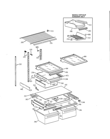 Shelf parts
