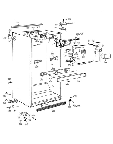Cabinet parts