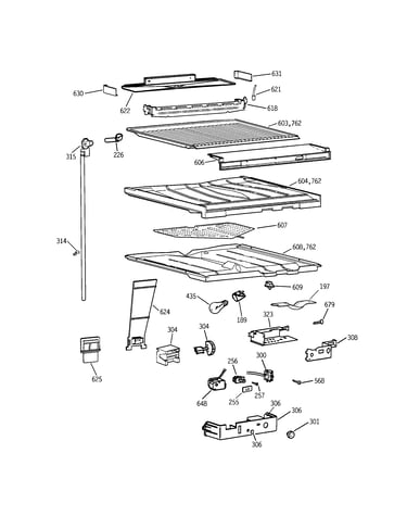 Compartment separator parts