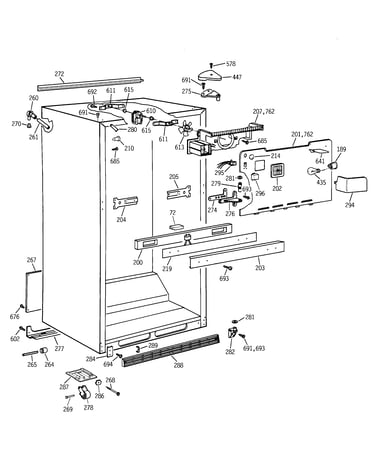 Cabinet parts