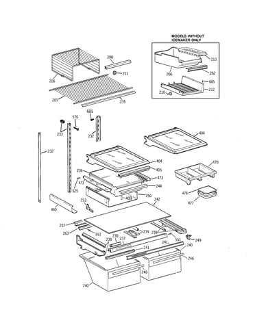 Shelf parts