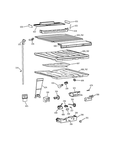 Compartment separator parts