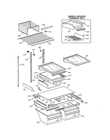 Shelf parts