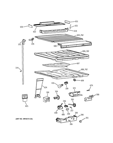 Compartment separator parts