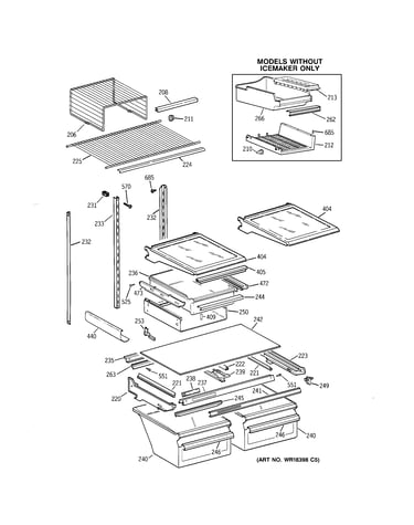 Shelf parts