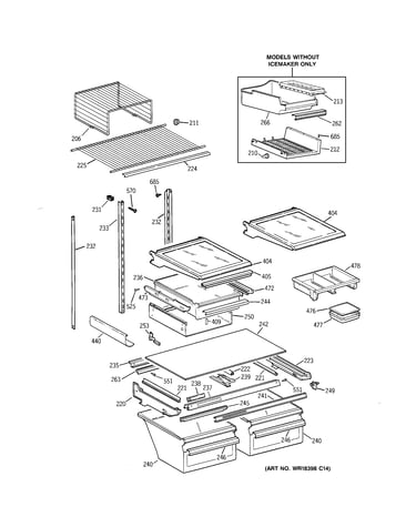 Shelf parts