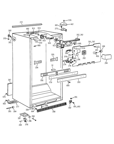 Cabinet parts