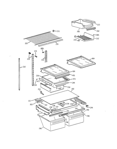 Shelf parts