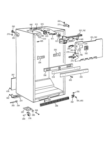 Cabinet parts