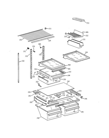 Shelf parts