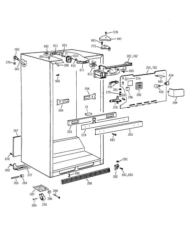 Cabinet parts