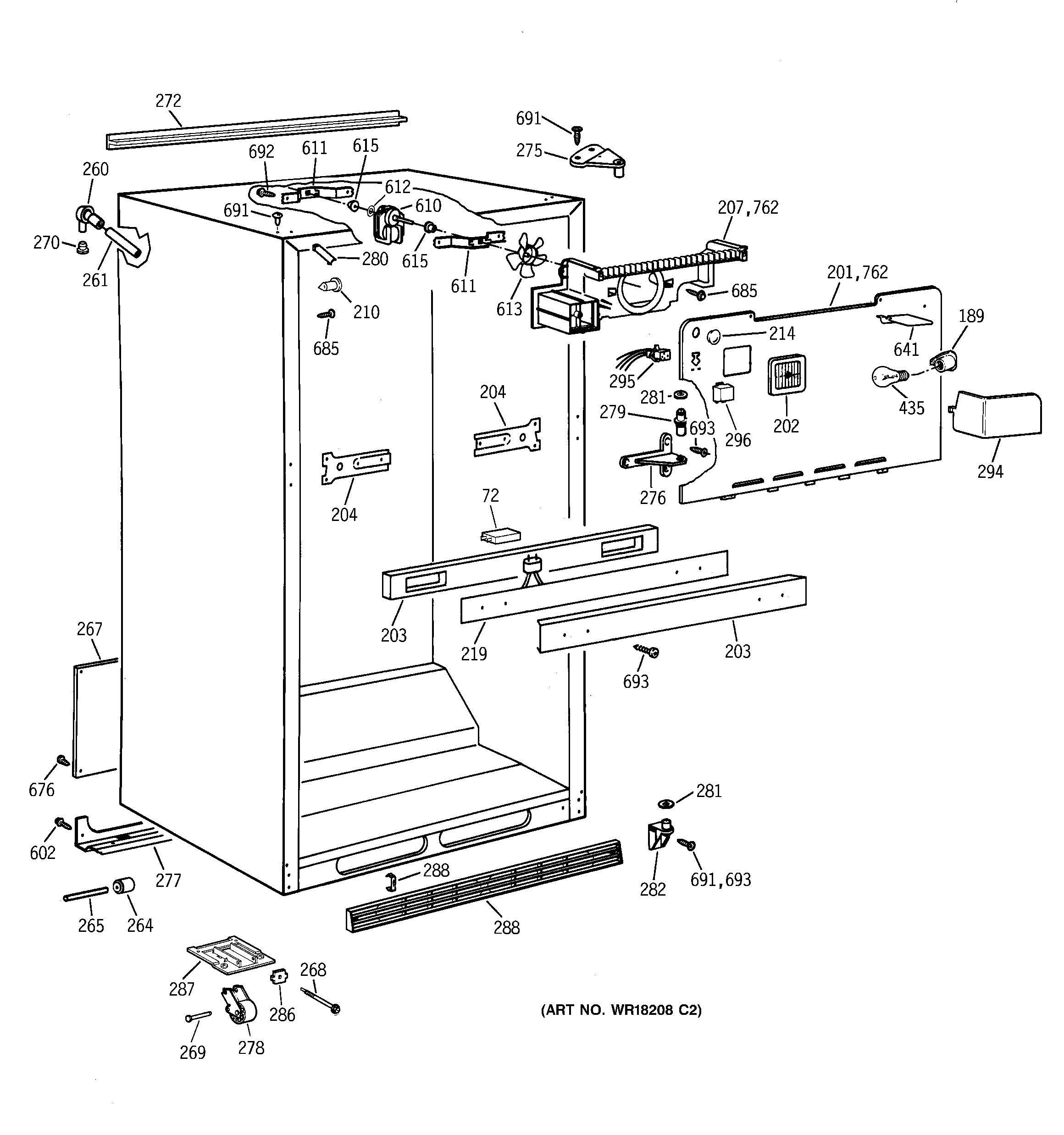 Cabinet parts