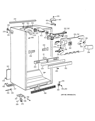 Cabinet parts