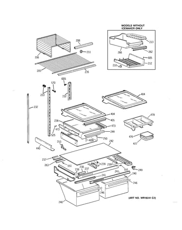 Shelf parts