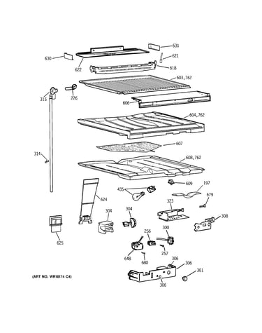 Compartment separator parts