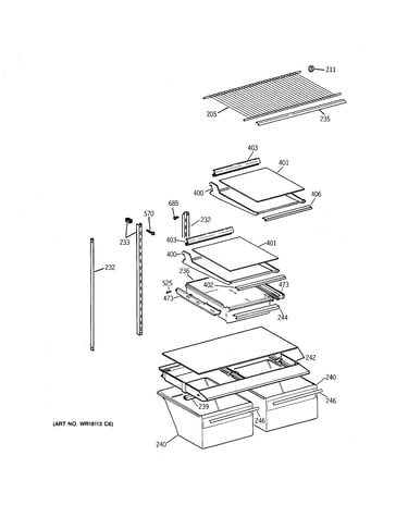 Shelf parts