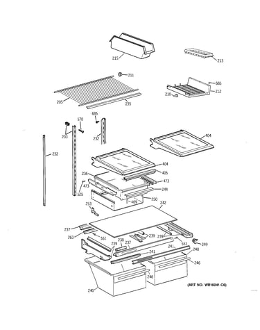 Shelf parts