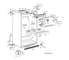 GE TBX19PAXFRWW cabinet parts diagram