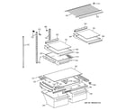 GE TBX21CIXERWW shelf parts diagram