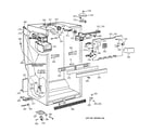 GE TBX22PAXBRBB cabinet parts diagram