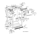 GE TBX22PIYARBB cabinet parts diagram