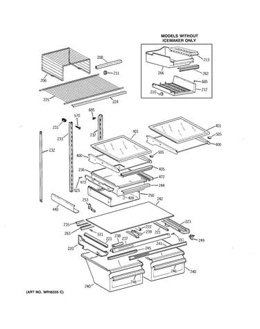 Shelf parts