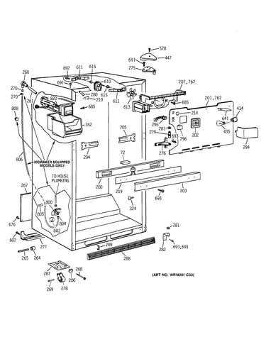 Cabinet parts