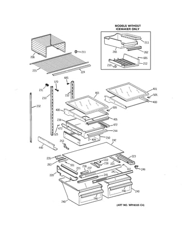 Shelf parts