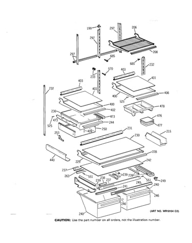 Shelf parts