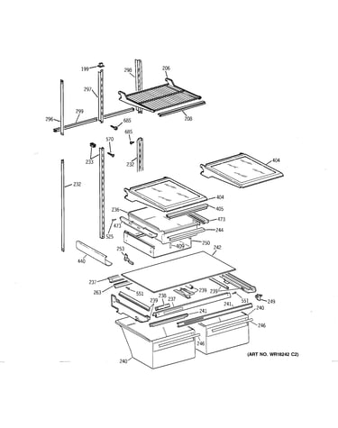 Shelf parts