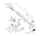 GE TBX22PRYCLAA ice maker & dispenser diagram