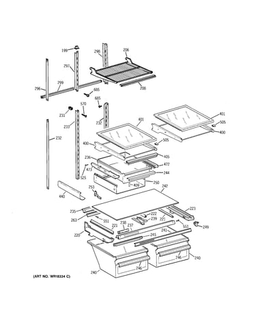 Shelf parts