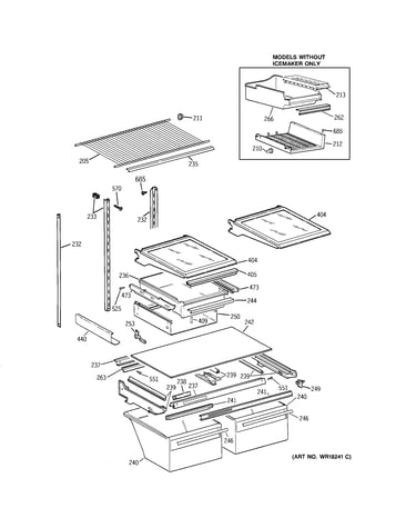 Shelf parts