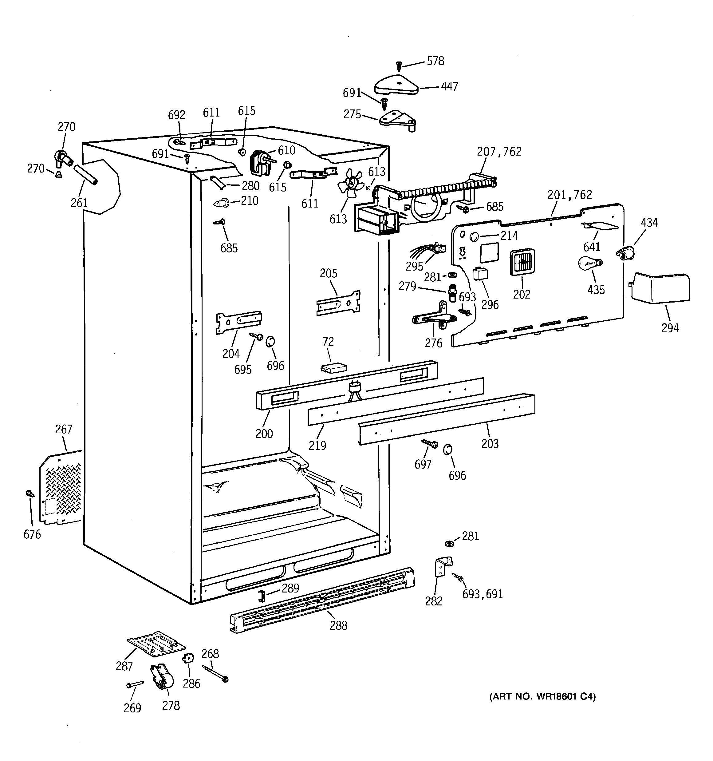 Cabinet parts