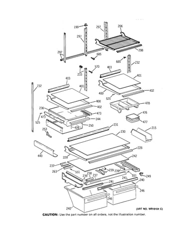 Shelf parts