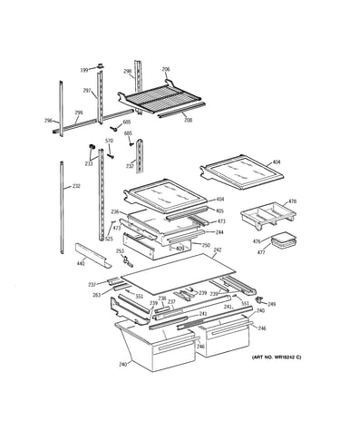 Shelf parts