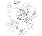 GE JES1634WB001 microwave diagram