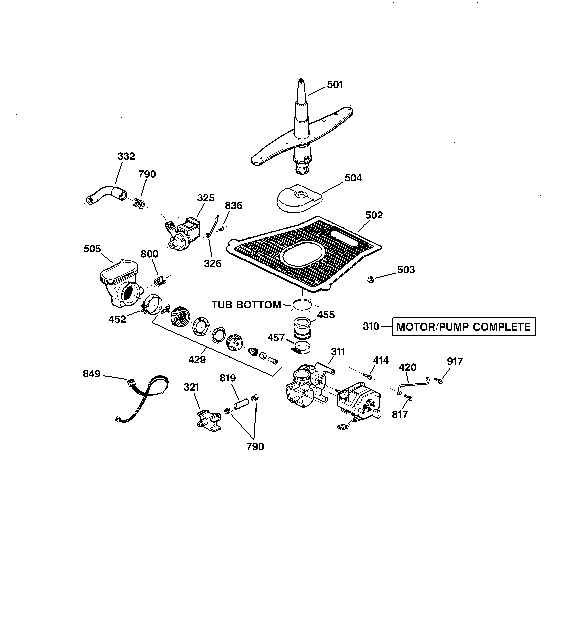 MOTOR-PUMP MECHANISM