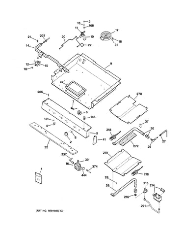 Gas & burner parts