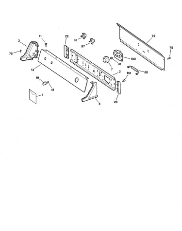 Backsplash assembly