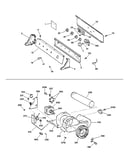 Backsplash, blower & motor assembly