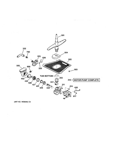 Motor-pump mechanism